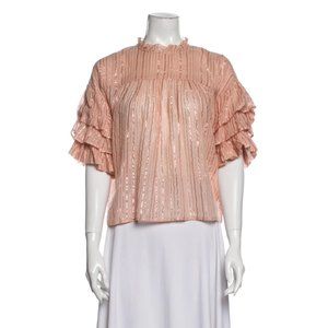 Deniz Blouse Gold stripes